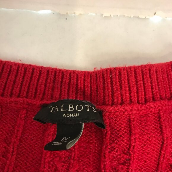 TALBOTS WOMENS COTTON BLEND SWEATER SIZE 1X - Picture 2 of 7